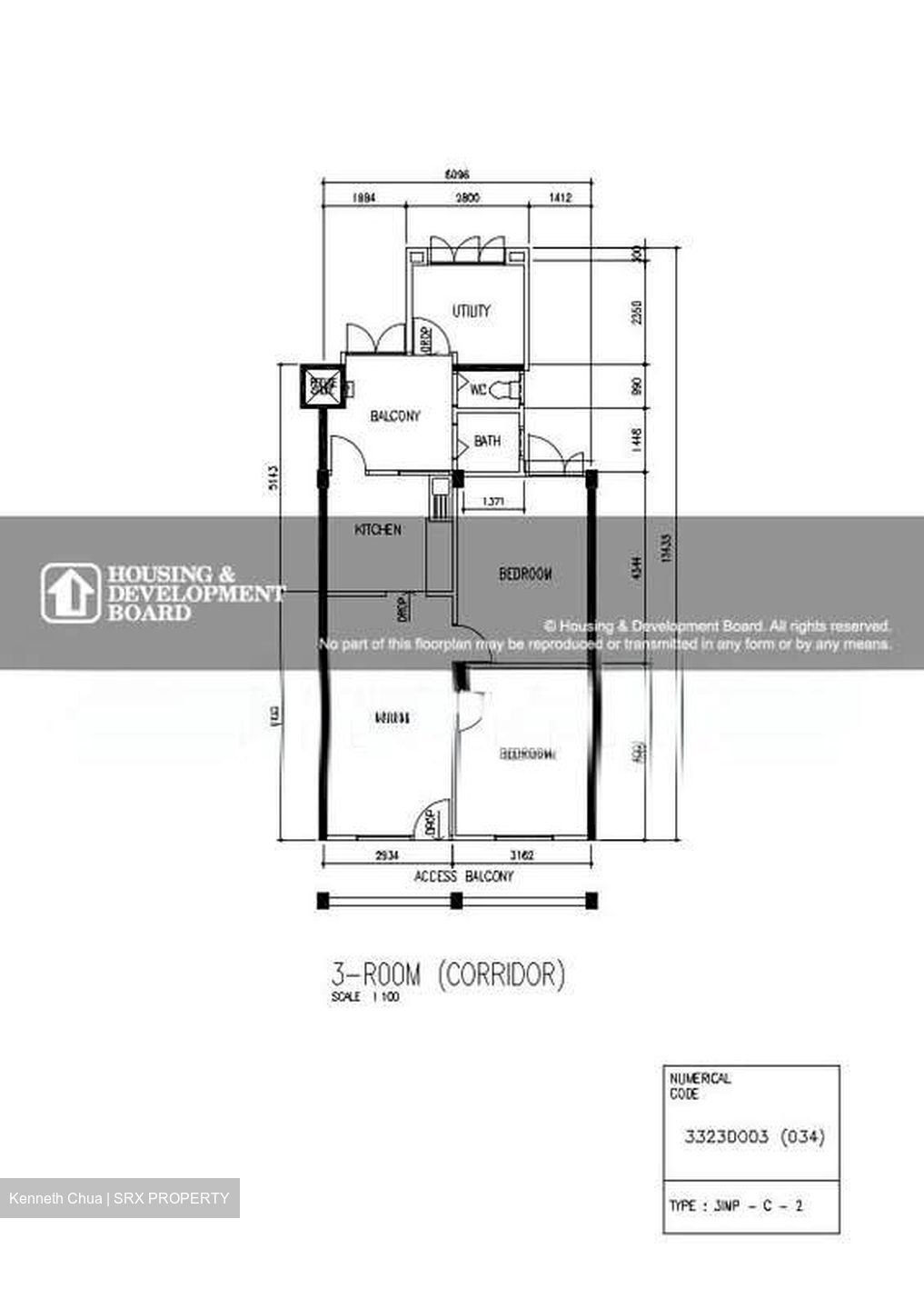 Blk 128 Lorong 1 Toa Payoh (Toa Payoh), HDB 3 Rooms #597218631